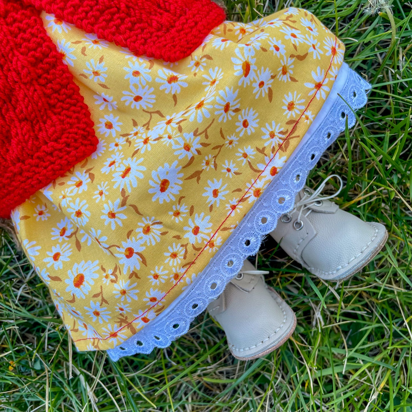 Handmade Waldorf Plush Doll Birthday Gift for 2 Year Old Daughter - Organic Cotton Custom Doll Christmas Gift for Niece