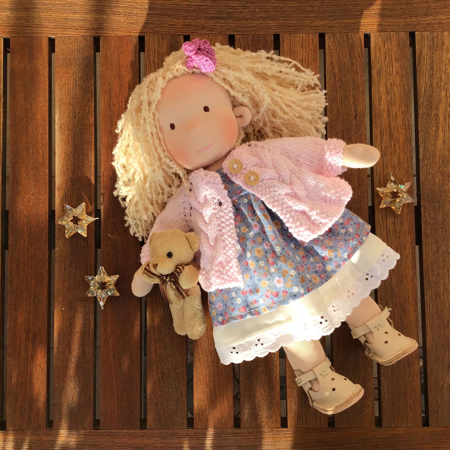 Waldorf Doll Unique Handmade Baby Doll wCustomizable Clothing and Accessories β Perfect 1st Birthday Gift