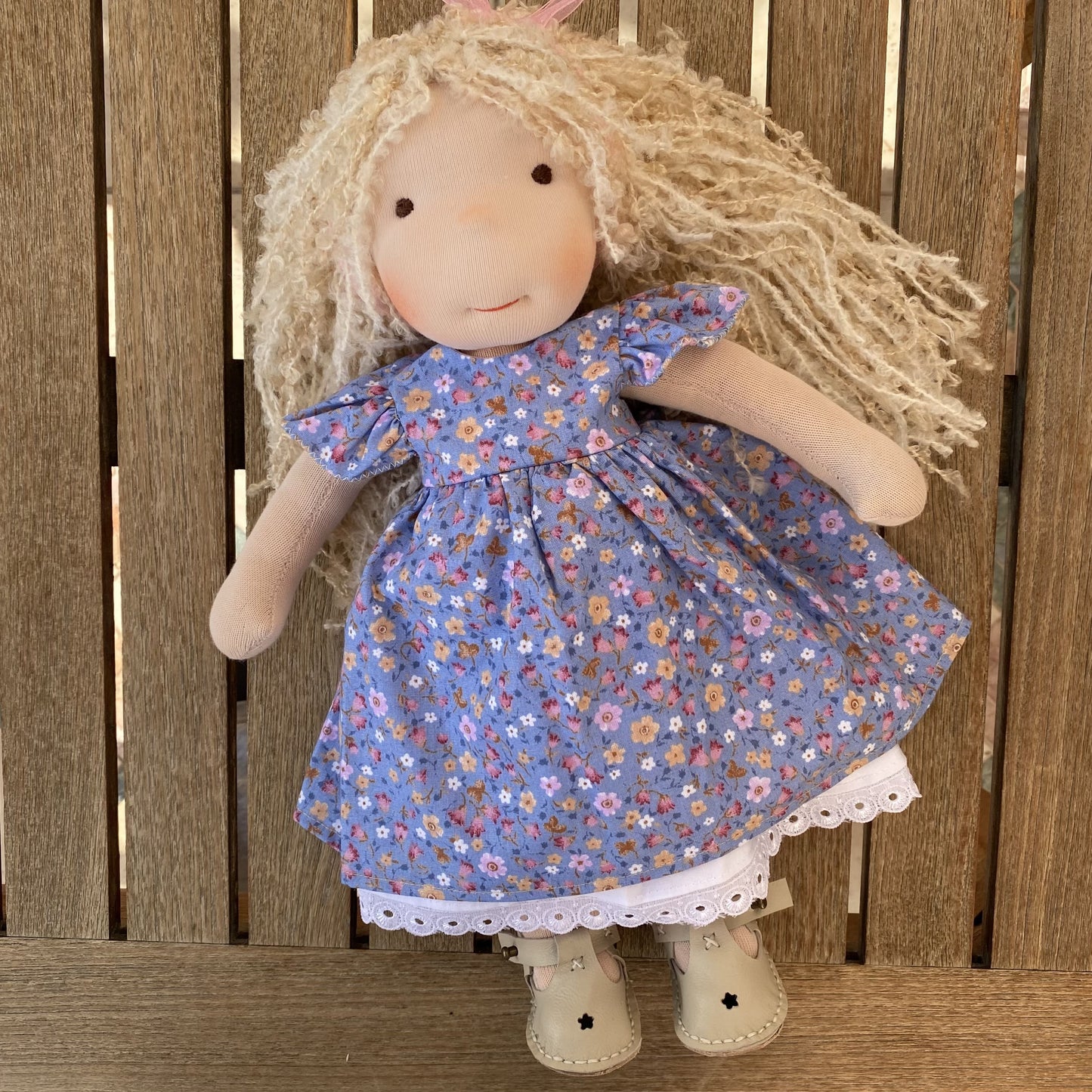 Waldorf Doll Unique Handmade Baby Doll wCustomizable Clothing and Accessories β Perfect 1st Birthday Gift