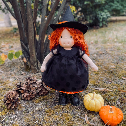 Handmade Waldorf Doll *HALLOWEEN LIMITED EDITION* Custom Unique Heirloom Doll Perfect Plush Toy for Haloween