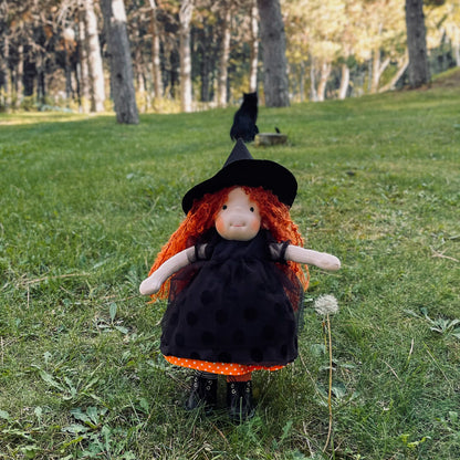 Handmade Waldorf Doll *HALLOWEEN LIMITED EDITION* Custom Unique Heirloom Doll Perfect Plush Toy for Haloween