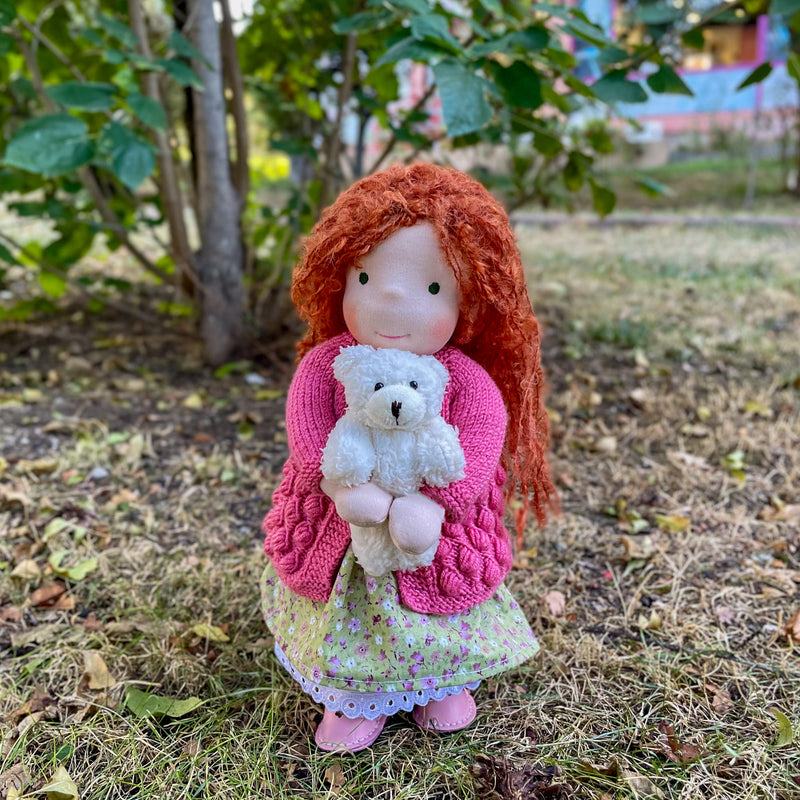 Handmade Waldorf doll — The Acorn Doll by Heartmade Doll, suitable for ages 3 and above