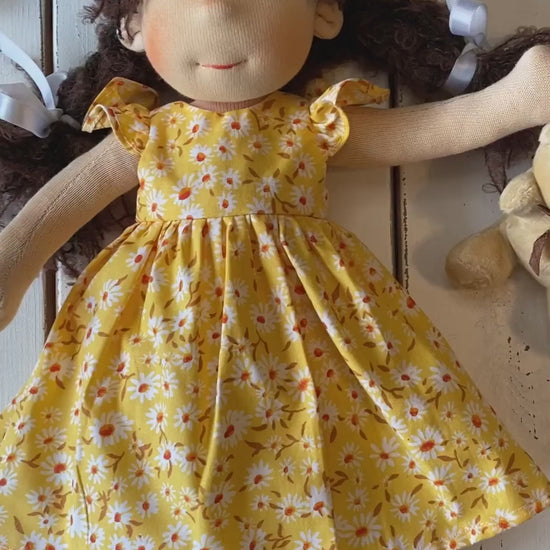 Waldorf Doll Type 5 Dress for 16 - 14 inch for Dolls | Handmade Cotton Doll Dress